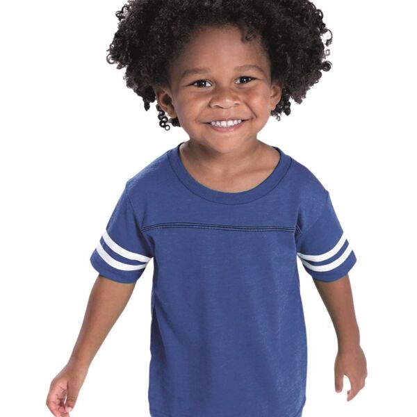 Toddler Football Fine Jersey Tee Thumbnail